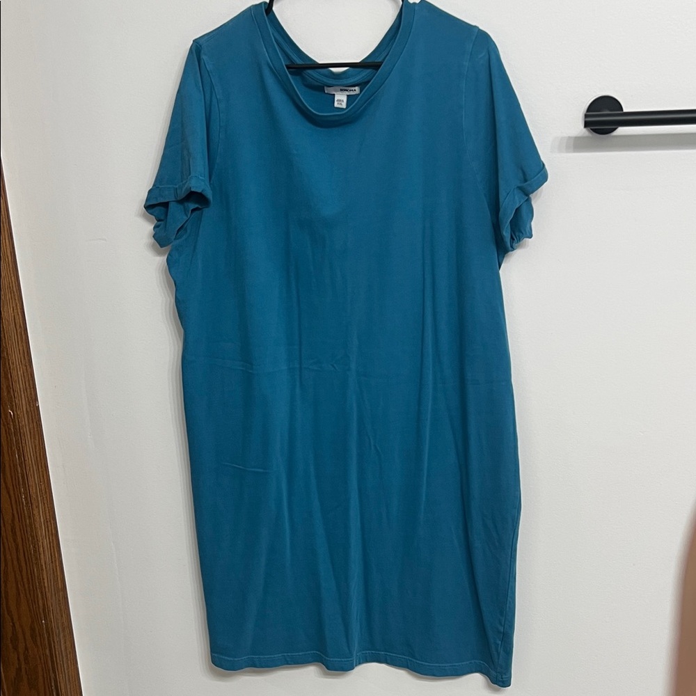 Sonoma Teal Crew Neck Top